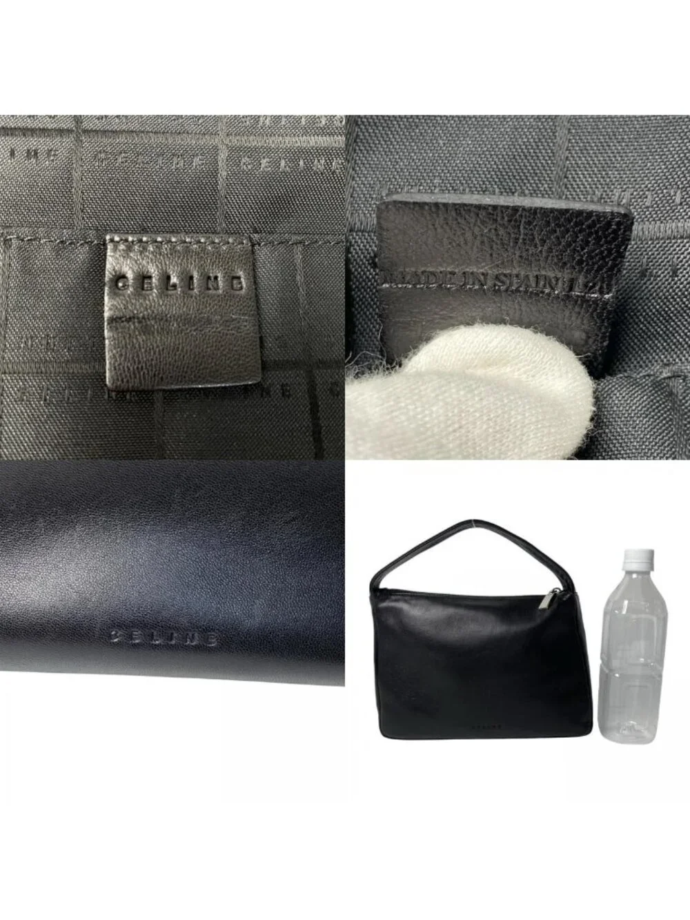 Celine Vintage Shoulder Mini Handbag Black - Picture 8 of 10